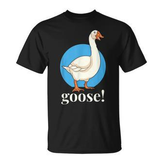 Goose Funny Meme Costume Goose Birds Honk Lover Gift Unisex T-Shirt | Mazezy