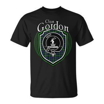 Gordon Clan Crest | Scottish Clan Gordon Family Crest Badge Unisex T-Shirt - Seseable