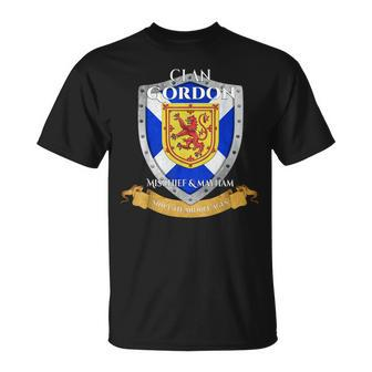Gordon Scottish Family Clan Scotland Shield T-shirt - Seseable