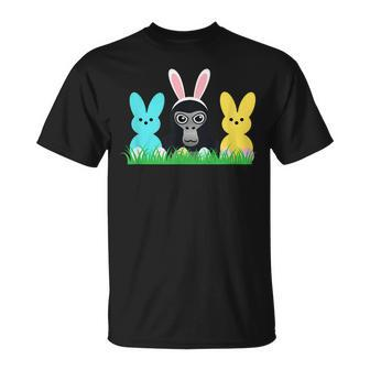 Gorilla Tag Easter Basket Vr Gamer Kids Adults Ns Unisex T-Shirt | Mazezy