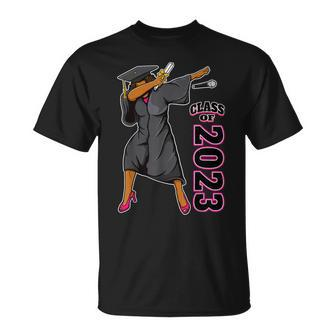 Graduation Gift Her Seniors Class Of 2023 Black Girl Magic Unisex T-Shirt | Mazezy