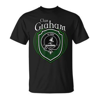 Graham Clan Crest Scottish Clan Graham Badge T-shirt - Thegiftio UK