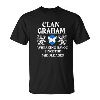 Graham Scottish Clan Scotland Name T-shirt - Thegiftio UK