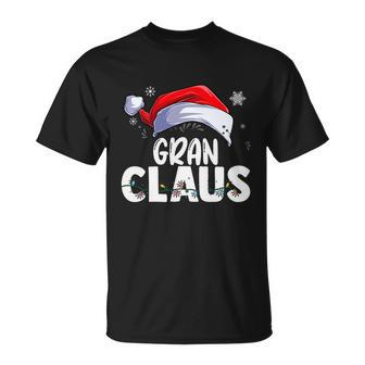 Gran Claus Xmas Family Matching Grandma Funny Christmas Unisex T-Shirt - Monsterry CA