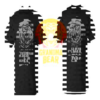 Grandma Bear Funny Mothers Day Matching Gift Unisex T-Shirt | Mazezy