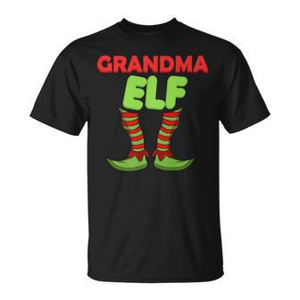 Grandma Elf Funny Christmas | Xmas Santa Helper Unisex T-Shirt | Mazezy