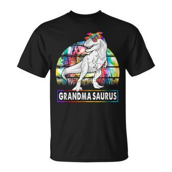 Grandmasaurus Dinosaur Grandma Saurus Family Matching Unisex T-Shirt | Mazezy