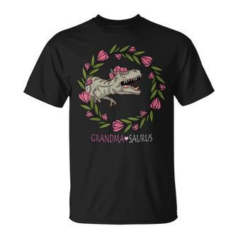 Grandmasaurus Dinosaur Grandma Saurus Grandmasaurus Unisex T-Shirt | Mazezy