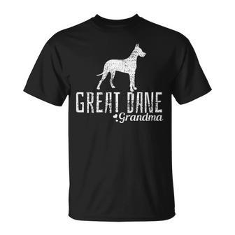 Great Dane Dog Grandma Unisex T-Shirt | Mazezy