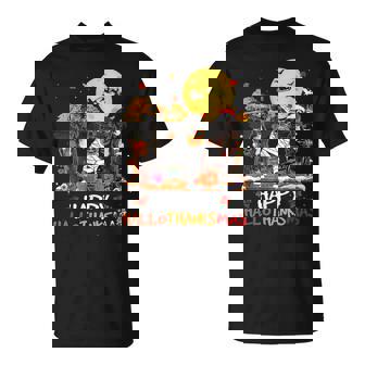 Great Dane Happy Hallothanksmas Halloween Thanksgiving Xmas T-shirt - Thegiftio