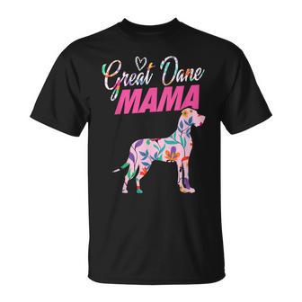 Great Dane Mom Mama Grandma Dog Lover Unisex T-Shirt | Mazezy