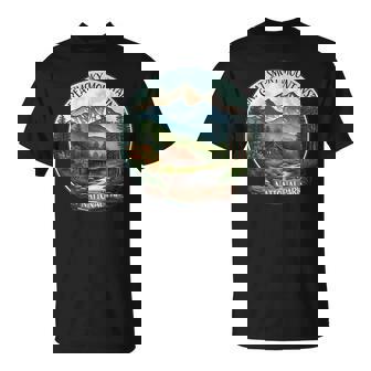 Great Smoky Mountains National Park Vintage Scene Souvenir Unisex T-Shirt | Mazezy