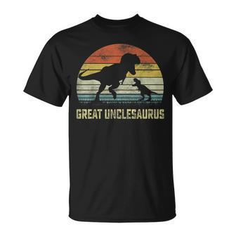 Great Unclesaurus T Rex Dinosaur Great Uncle Saurus Family Unisex T-Shirt