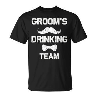 Grooms Drinking Team | Bachelor Party Squad | Crew Unisex T-Shirt | Mazezy AU
