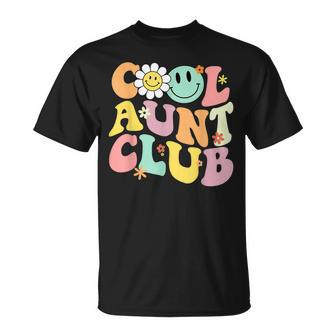 Groovy Cool Aunts Club Auntie Funny Best Aunt Ever Unisex T-Shirt | Seseable UK