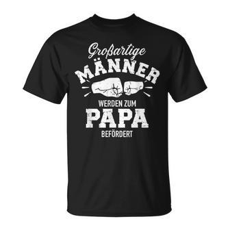 Großartige Männer Papa Vater Befördert Geschenk Baby Geburt T-Shirt - Seseable