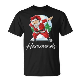 Hammonds Name Gift Santa Hammonds Unisex T-Shirt - Seseable
