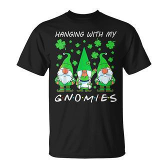 Hanging With Gnomies Gnome St Patricks Day Boys Girls T-Shirt - Seseable