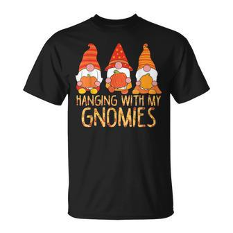 Hanging With My Gnomies Halloween Gnomes Costume T-shirt - Thegiftio UK
