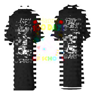 Happy 100 Days Of School Astronaut Outer Space Kids Child V2 T-Shirt | Seseable UK