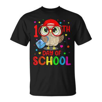 Happy 100 Days Of School Cute Owl Teachers 100 Days Smarter T-shirt - Seseable