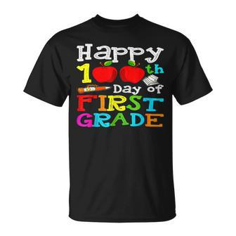 Happy 100Th Day Of 1St Grade 100 School Days Teacher Kids V5T-shirt - Seseable