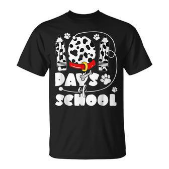 Happy 101 Days School Cute Dog 100 Days Smarter Student T-Shirt - Seseable