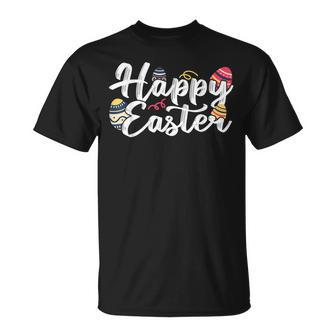 Happy Easter Bunny Egg Sayings Unisex T-Shirt | Mazezy CA
