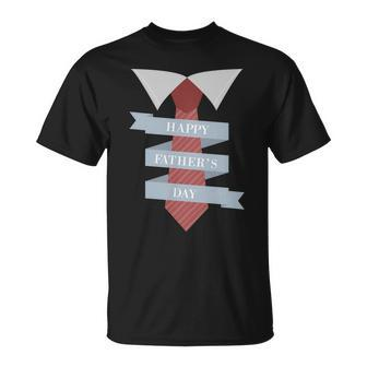 Happy Fathers Day Tie Unisex T-Shirt - Monsterry CA
