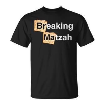 Happy Passover Breaking Matzah Afikoman Family Seder Pesach Unisex T-Shirt | Mazezy CA