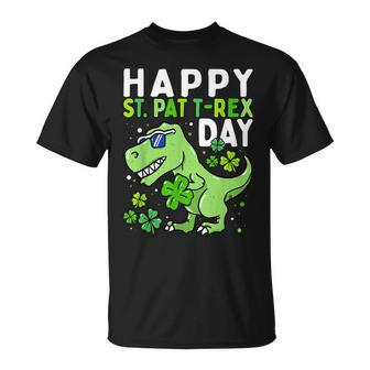 Happy St Pat Trex Day Dino St Patricks Day Toddler Boys T-shirt - Thegiftio UK