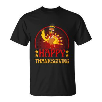 Happy Thanksgiving Teachers Thanksgiving Fathers Thanksgiving Grandfathers Thanksgiving Unisex T-Shirt - Monsterry DE