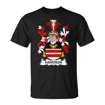 Harrison Coat Of Arms Crest T-shirt - Thegiftio UK