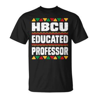 Hbcu Educated Professor Black College Grad Dashiki T-shirt - Thegiftio UK