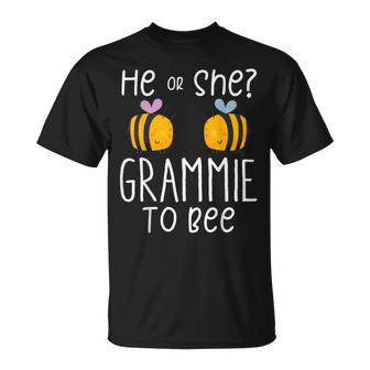 He Or She Grammie To Bee Future Grandma To Be Unisex T-Shirt | Mazezy