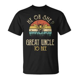 He Or She Great Uncle To Bee New Uncle To Be Unisex T-Shirt