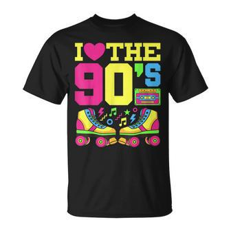 Heart 90S 1990S Fashion Theme Party Outfit Nineties Costume Unisex T-Shirt | Mazezy DE