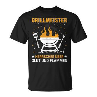 Herren Barbecue Und Grill Spruch Für Grillmeister Im Garten T-Shirt - Seseable