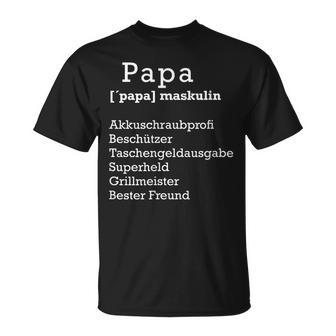 Herren Papa Liebe Geburtstag Geschenk T-Shirt - Seseable