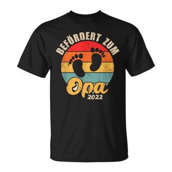 Herren Schwangerschaft 2022 Werdender Opa T-Shirt - Seseable