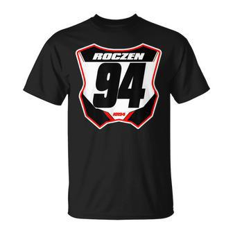 Herren Sport T-Shirt Nummer 94 Schwarz Grafikdesign - Seseable