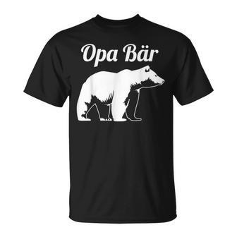 Herren T-Shirt Opa Bär, Lustige Geburtstagsidee für Großväter - Seseable