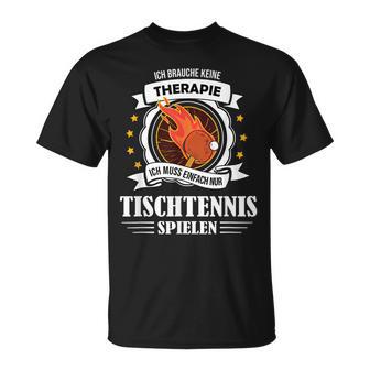 Herren Tischtennis Pingpong Opa Papa Grossvater T-Shirt - Seseable