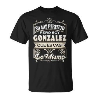 Hombre Camisa Apellido Gonzalez Surname Last Name Gonzalez T-Shirt - Seseable