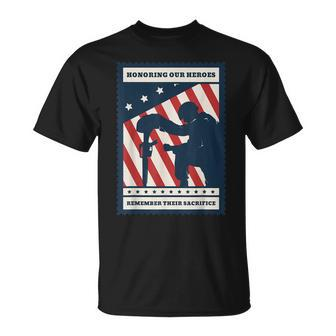 Honoring Our Heroes Us Army Military Veteran Remembrance Day T-shirt - Seseable