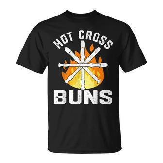 Hot Cross Buns Recorder Womens Pattern For Dad Vintage T-Shirt - Seseable