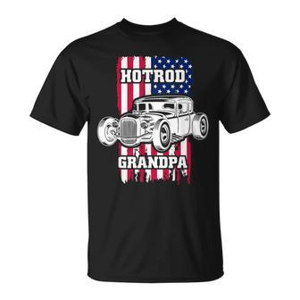 Hot Rod Grandpa American Vintage Tuning Mechanic Gift For Mens Unisex T-Shirt | Mazezy