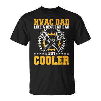 Hvac Technician Dad Mechanic Work Tech Service Fathers Day T-shirt - Thegiftio UK
