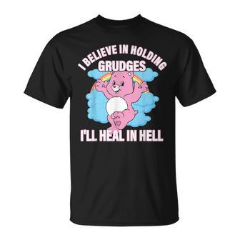 I Believe In Holding Grudges I’Ll Heal In Hell Apparel Unisex T-Shirt | Mazezy