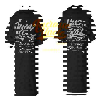 I Love Lacrosse Uncle Team Player Lax Is Life Sports Lover Unisex T-Shirt | Mazezy